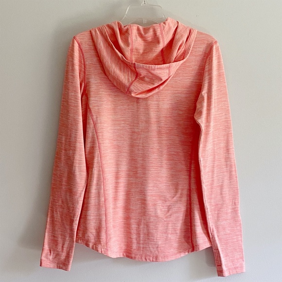 Columbia Women’s Coral Colored Size MEDIUM Fleece Hoodie Pullover PRE-OWNED - Picture 2 of 5